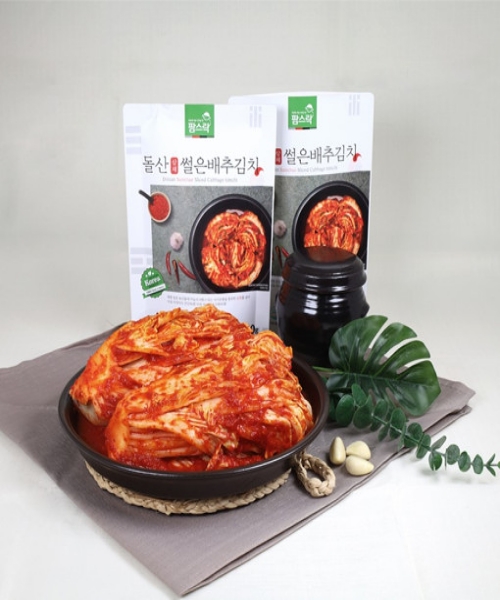 [여수김치] 돌산삼채썰은배추김치 500g